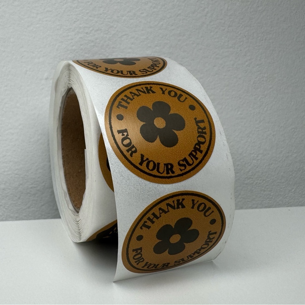 Thank you for your support | shipping supplies NWT 1in round - Picture 8 of 10